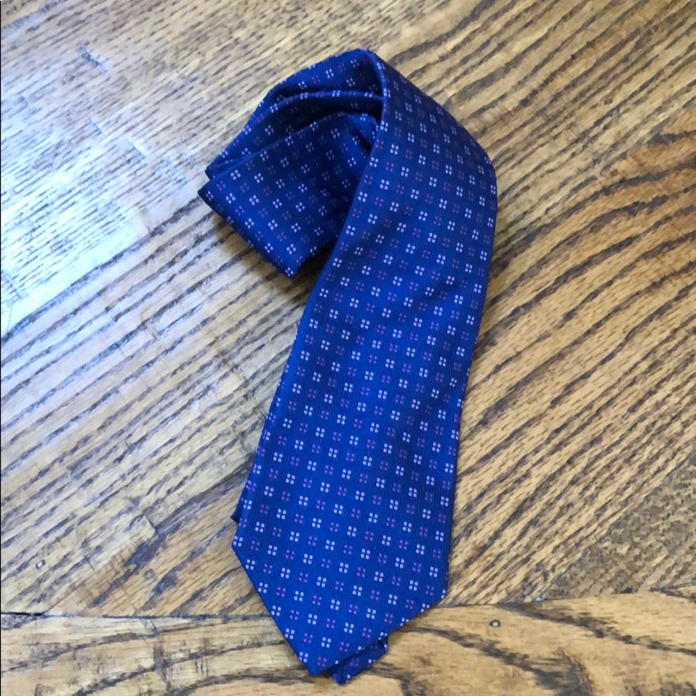 Turnbull & Asser purple and blue tie